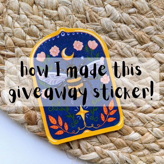 Check out my first YouTube video - how I made my November giveaway sticker!