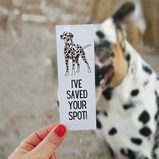 Dalmatian Bookmark - Great Gift for Dog Book Lover!