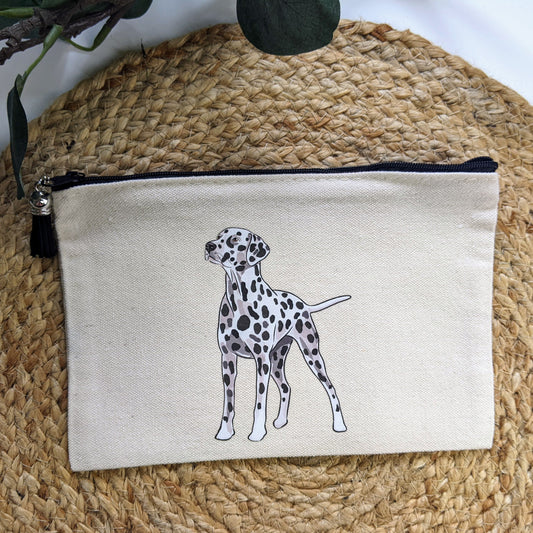 Dalmatian Dog zip up bag